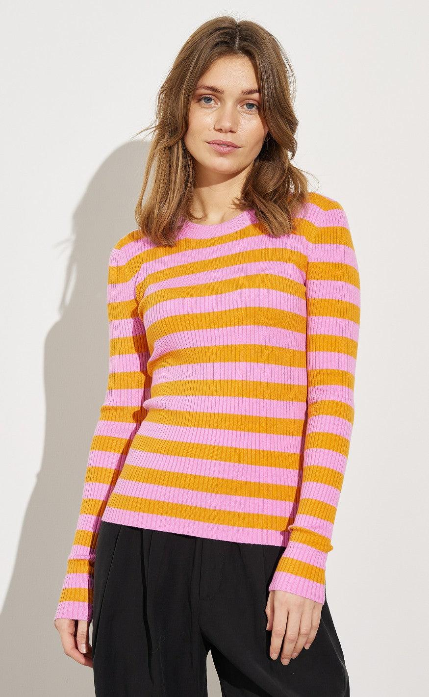 MbyM Bluse - Turbanova-M - Apricot Pink Stripe