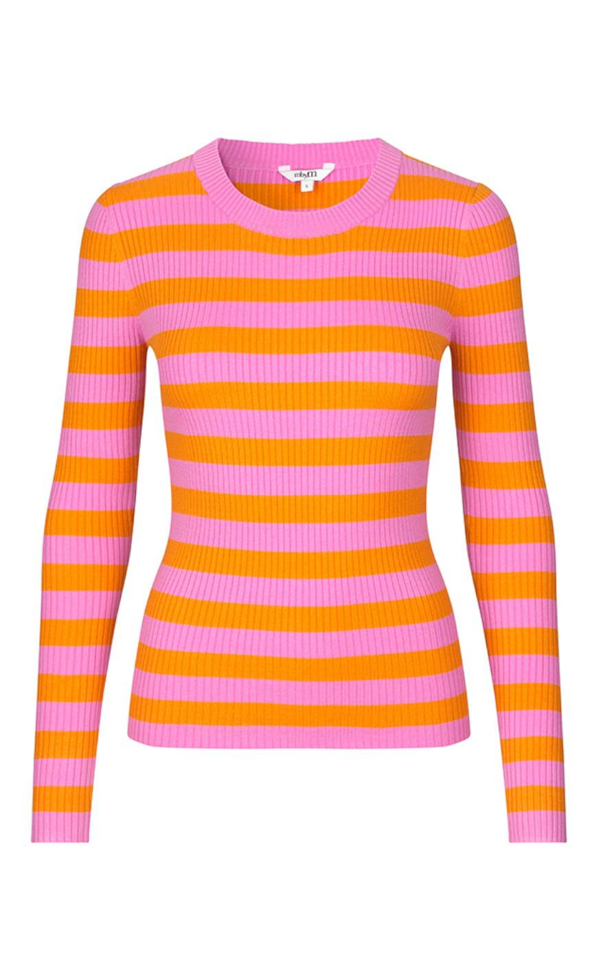 MbyM Bluse - Turbanova-M - Apricot Pink Stripe