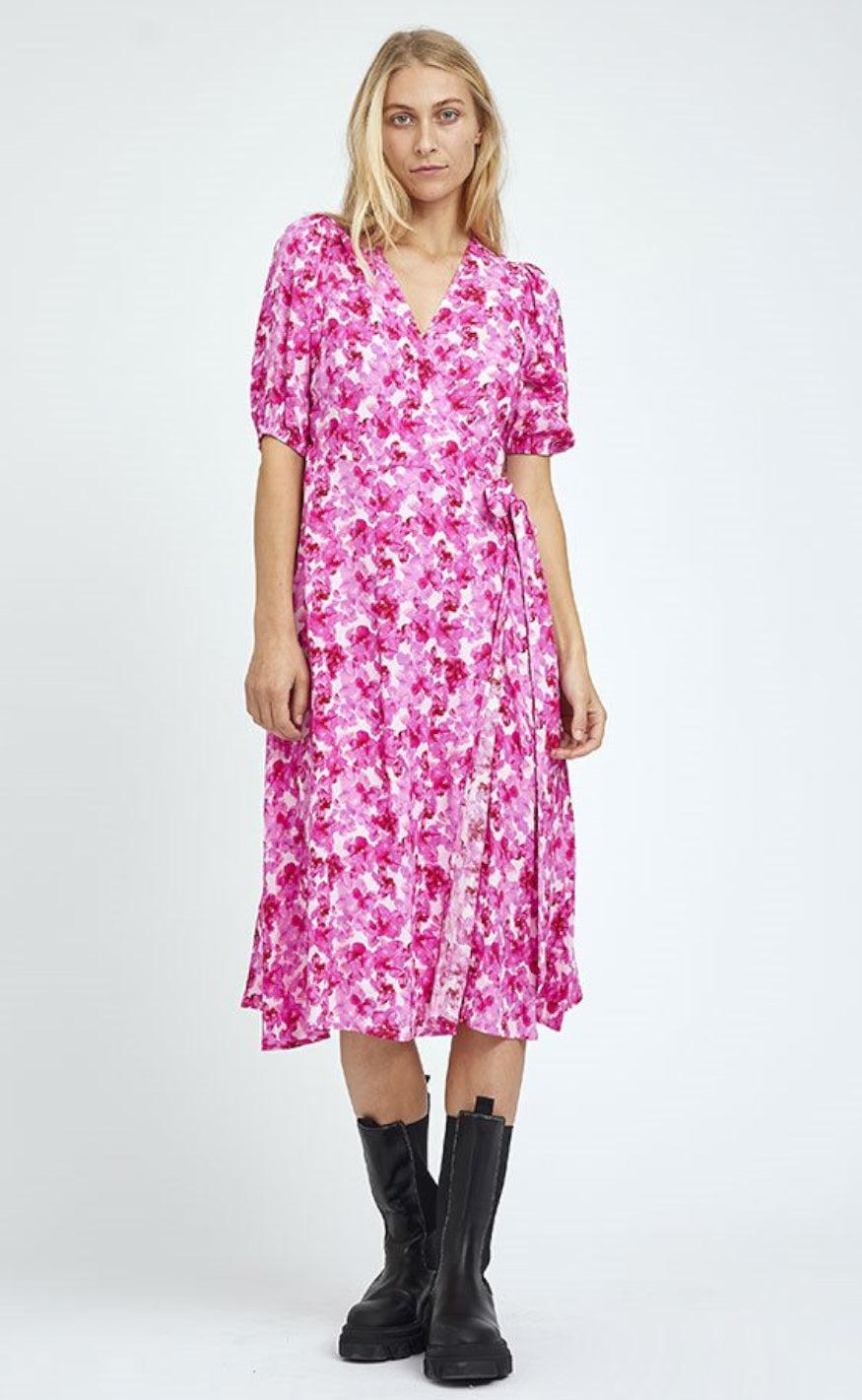 MbyM Kjole - Angelo - Nela Print Pink