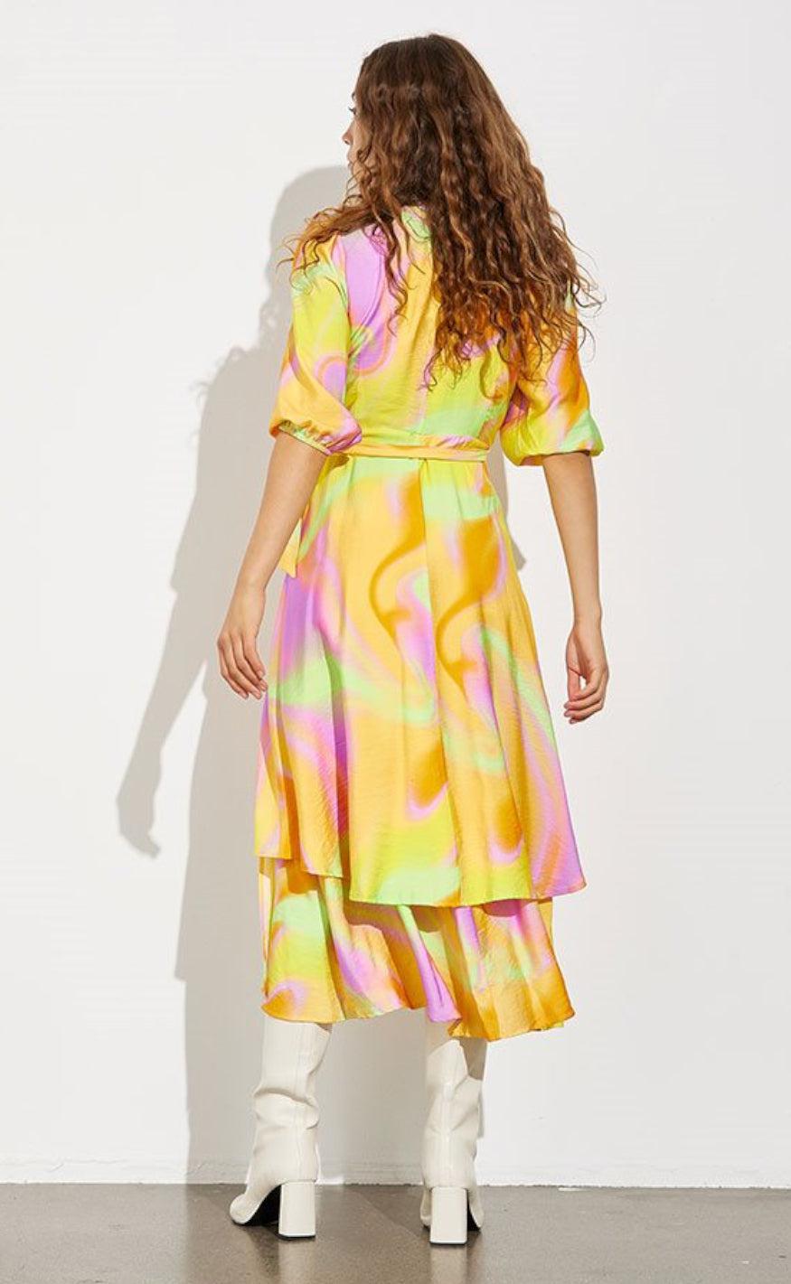 MbyM Kjole - Bibbi - Lune Print