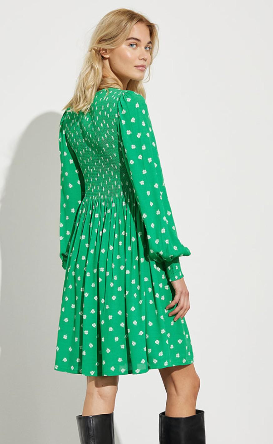 MbyM Kjole - Brynnella-M - Lucky Leaf Print