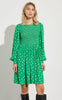 MbyM Kjole - Brynnella-M - Lucky Leaf Print