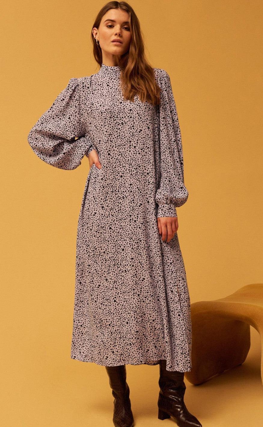 MbyM Kjole - Hestia - Decima Lavender Print