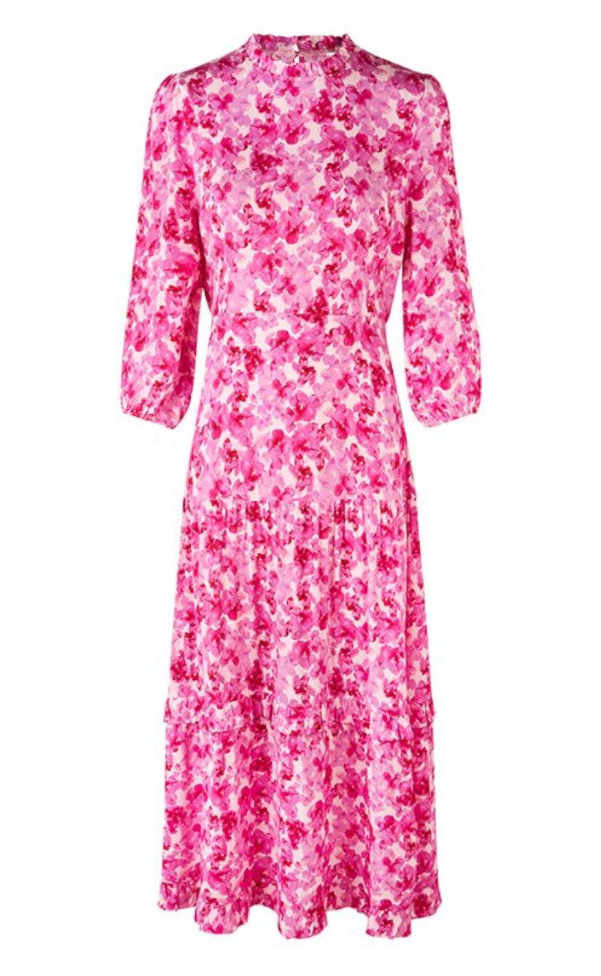 MbyM Kjole - Shanaya - Nela Print Pink