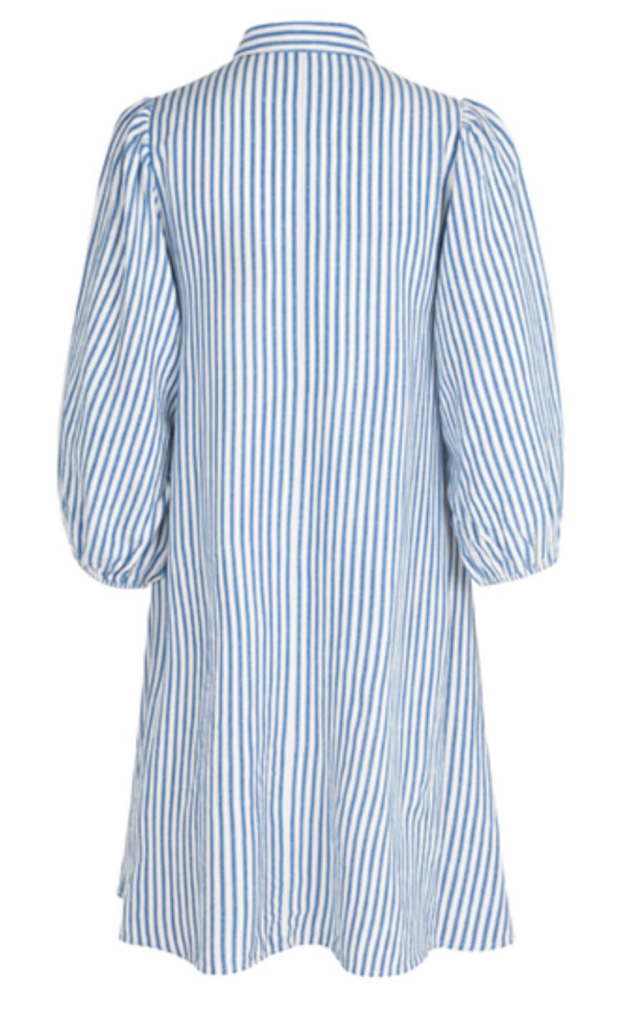 MbyM Kjole - Taimi - Blue/White