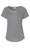 MbyM T-shirt - Lucianna - Black Sugar Stripe