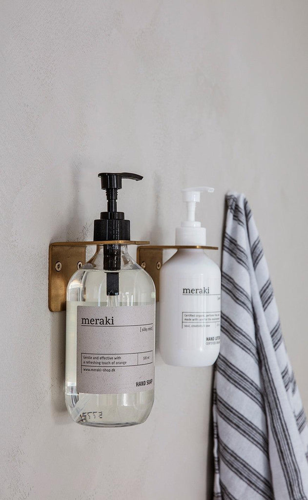 Meraki Vægophæng - Bottle Hanger - Børstet Messing Finish