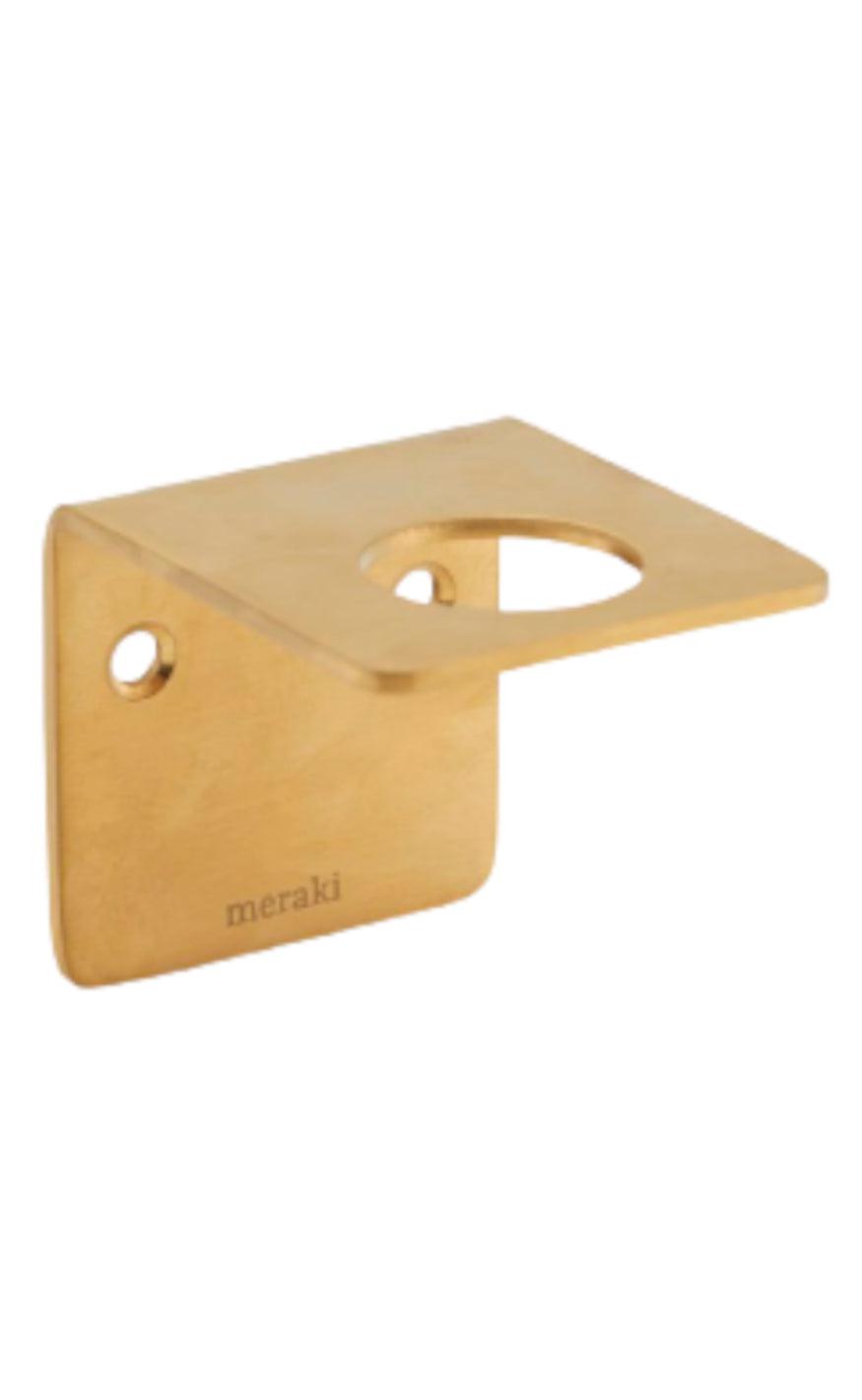 Meraki Vægophæng - Bottle Hanger - Børstet Messing Finish