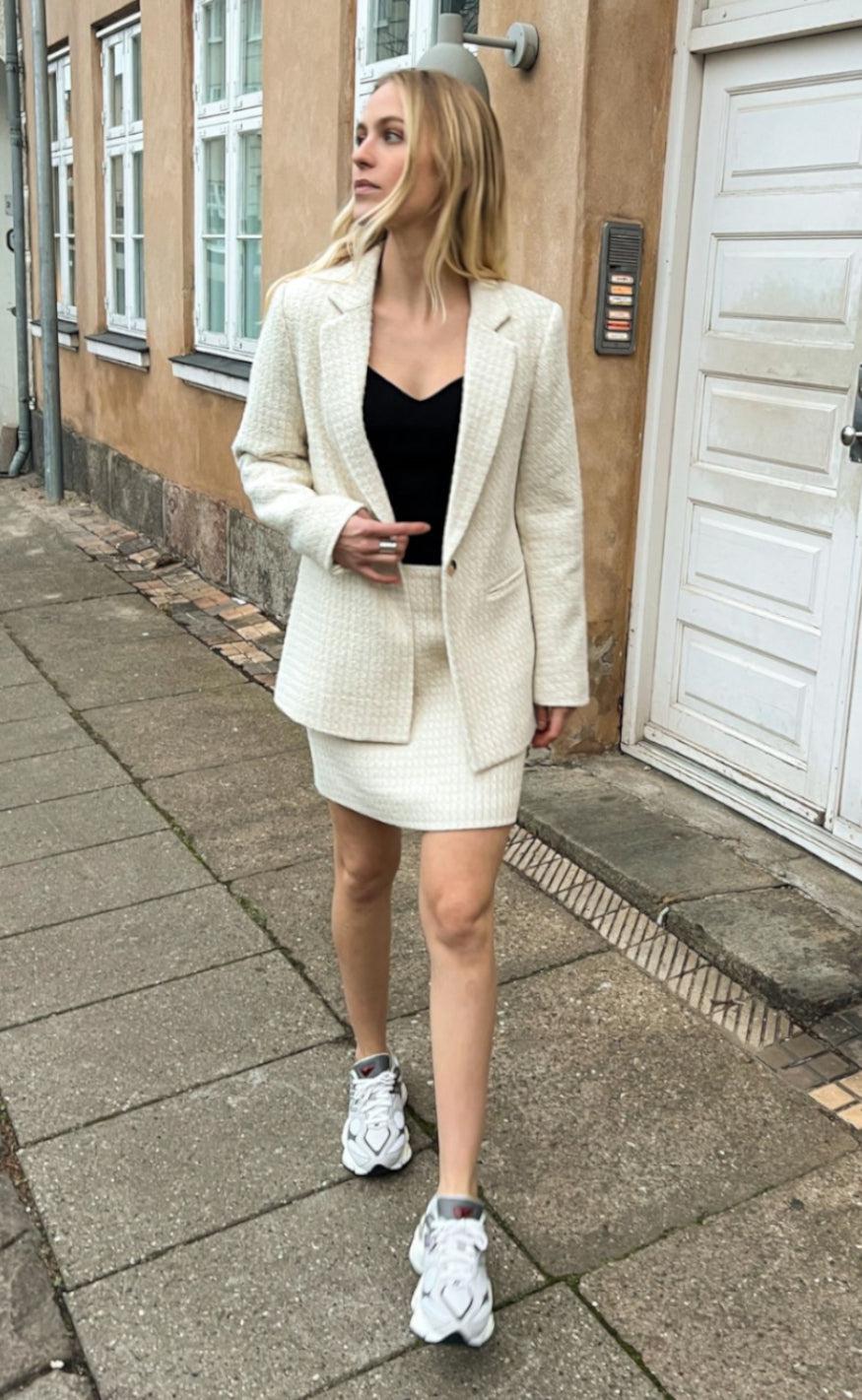 Neo Noir Blazer - Avery Check - Off White