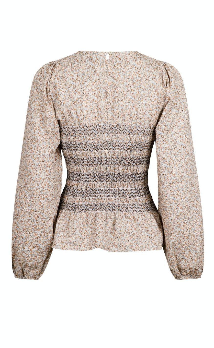 Neo Noir Bluse - Alberta - Sand