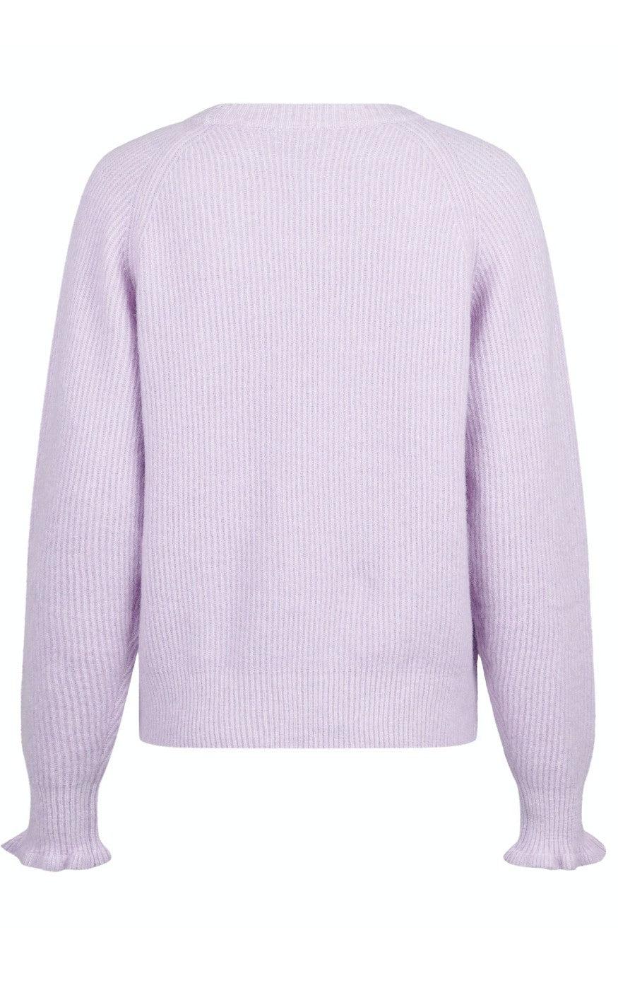 Neo Noir Bluse - Asli Knit - Light Lavender