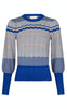 Neo Noir Bluse - Dary - Blue