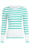 Neo Noir Bluse - Halo Mid Stripe - Green