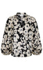 Neo Noir Bluse - Nara Arty Flower - Black