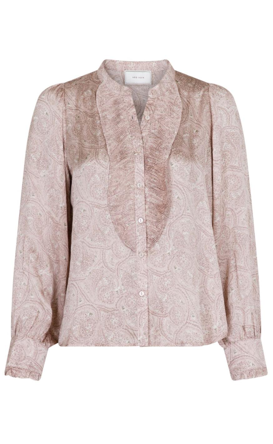 Neo Noir Bluse - Zola Flowy - Dusty Rose
