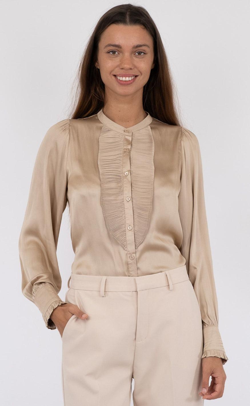Neo Noir Bluse - Zola - Sand