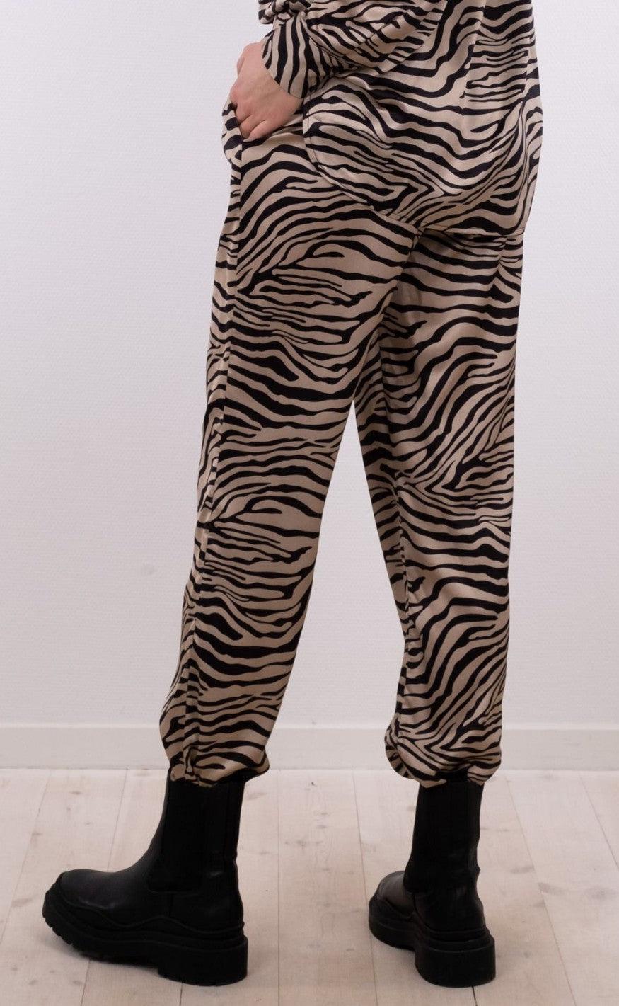 Neo Noir Bukser - Astra Zebra - Mocca