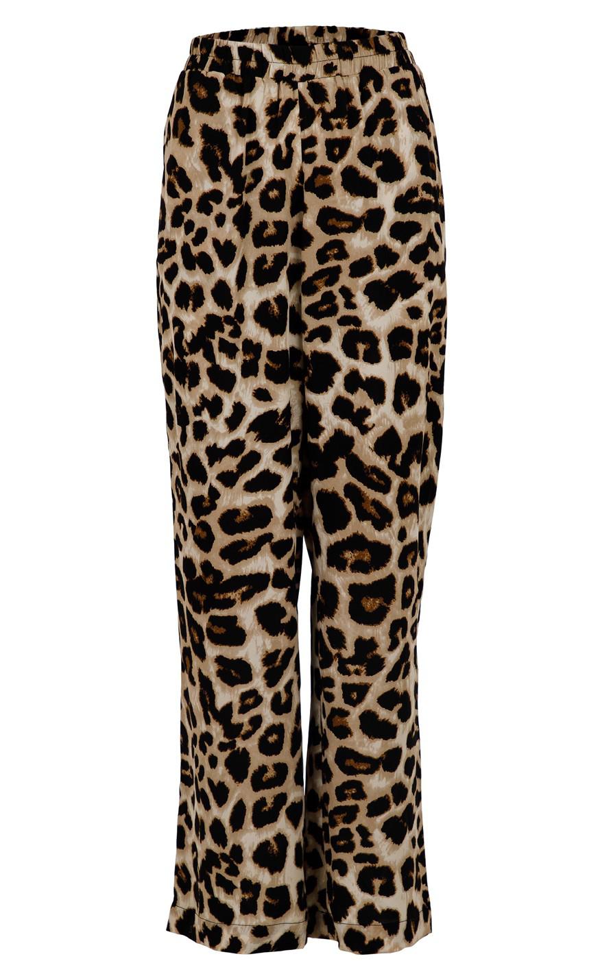 Neo Noir Bukser - Hiba Big Leo - Leopard