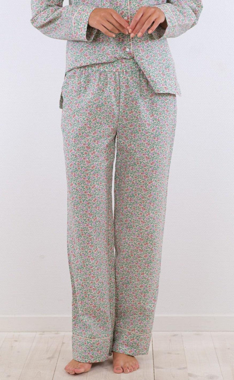 Neo Noir Bukser - Sataya Floral - Light Green