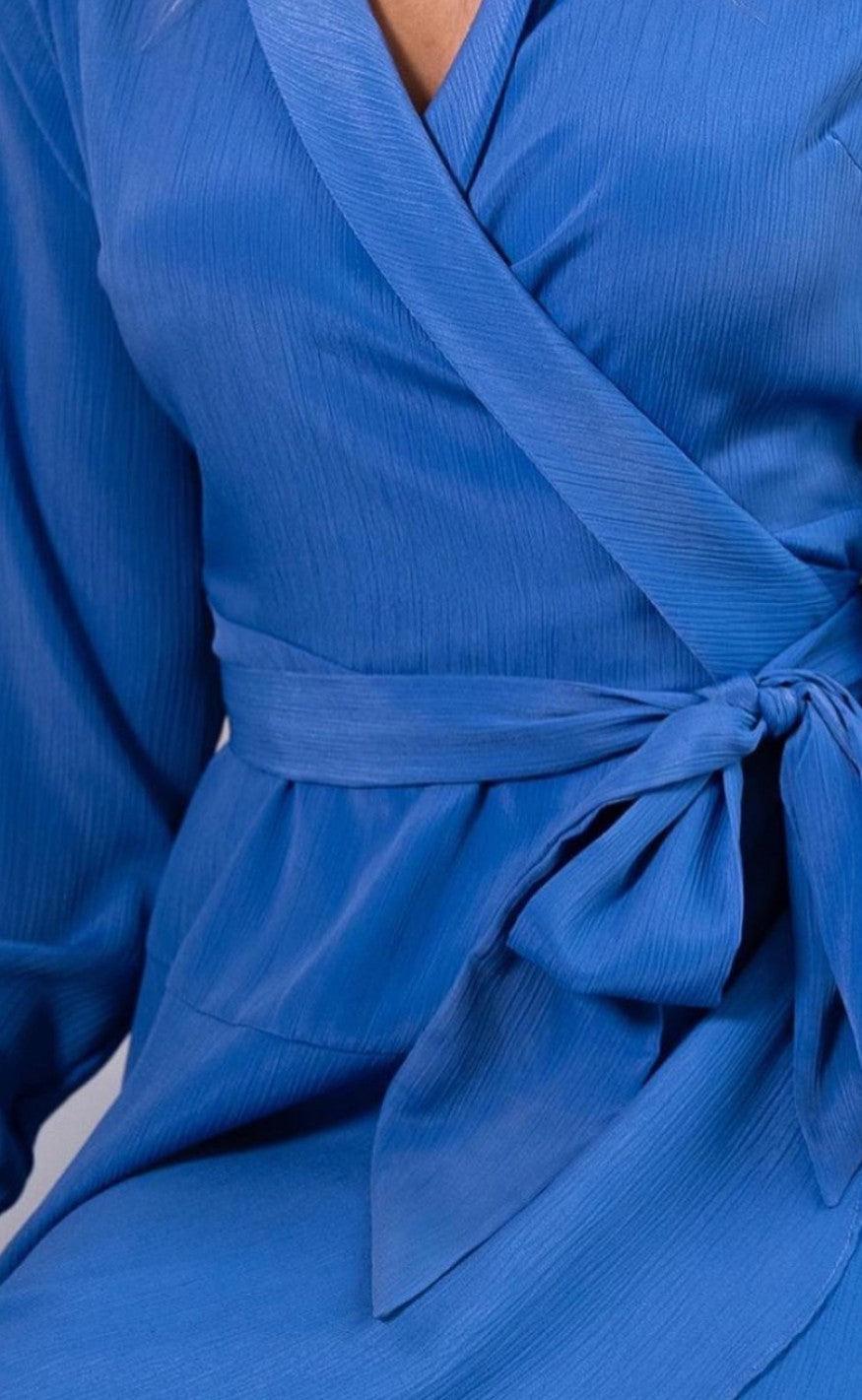 Neo Noir Dress - Kim - Blue