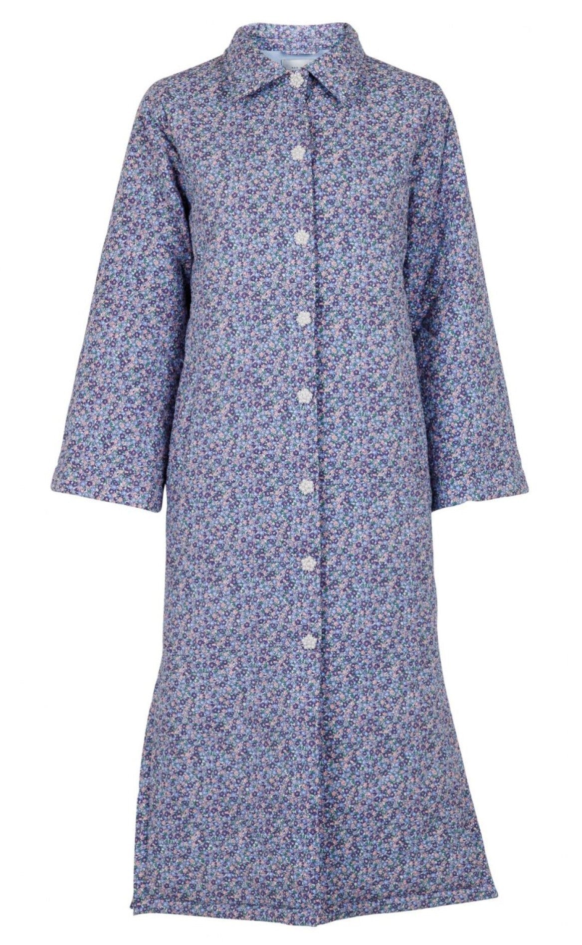 Neo Noir Jakke - Salli Quilt - Blue Flower