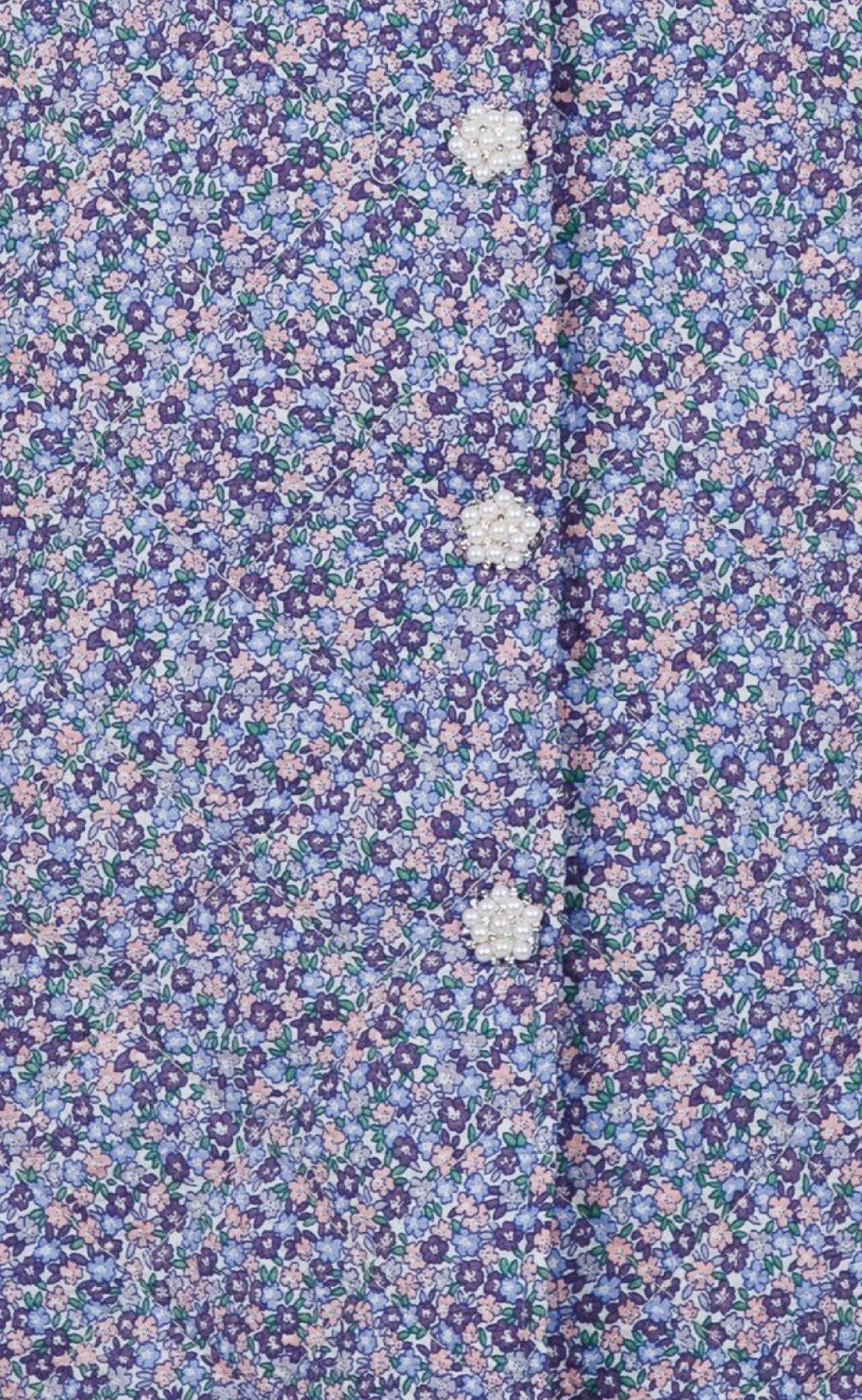 Neo Noir Jakke - Salli Quilt - Blue Flower