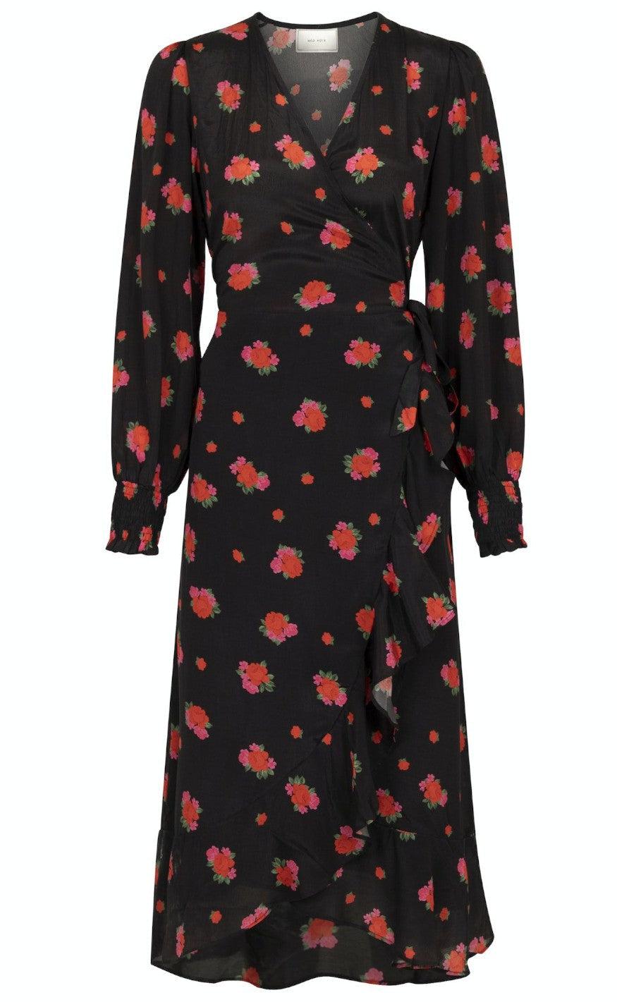Neo Noir Kjole - Eva Forever Rose - Black