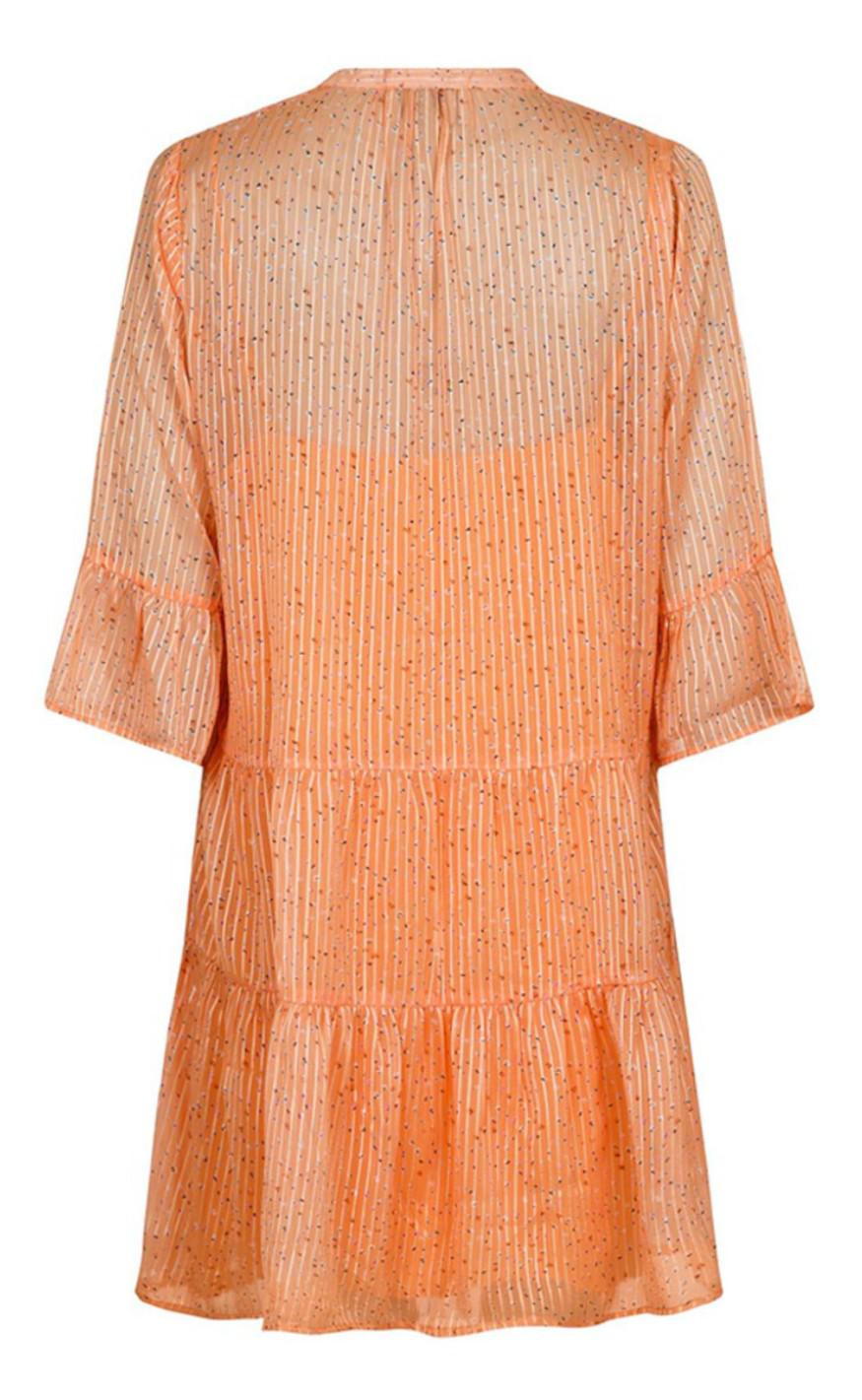 Neo Noir Kjole - Gunvor Sparkle - Tangerine