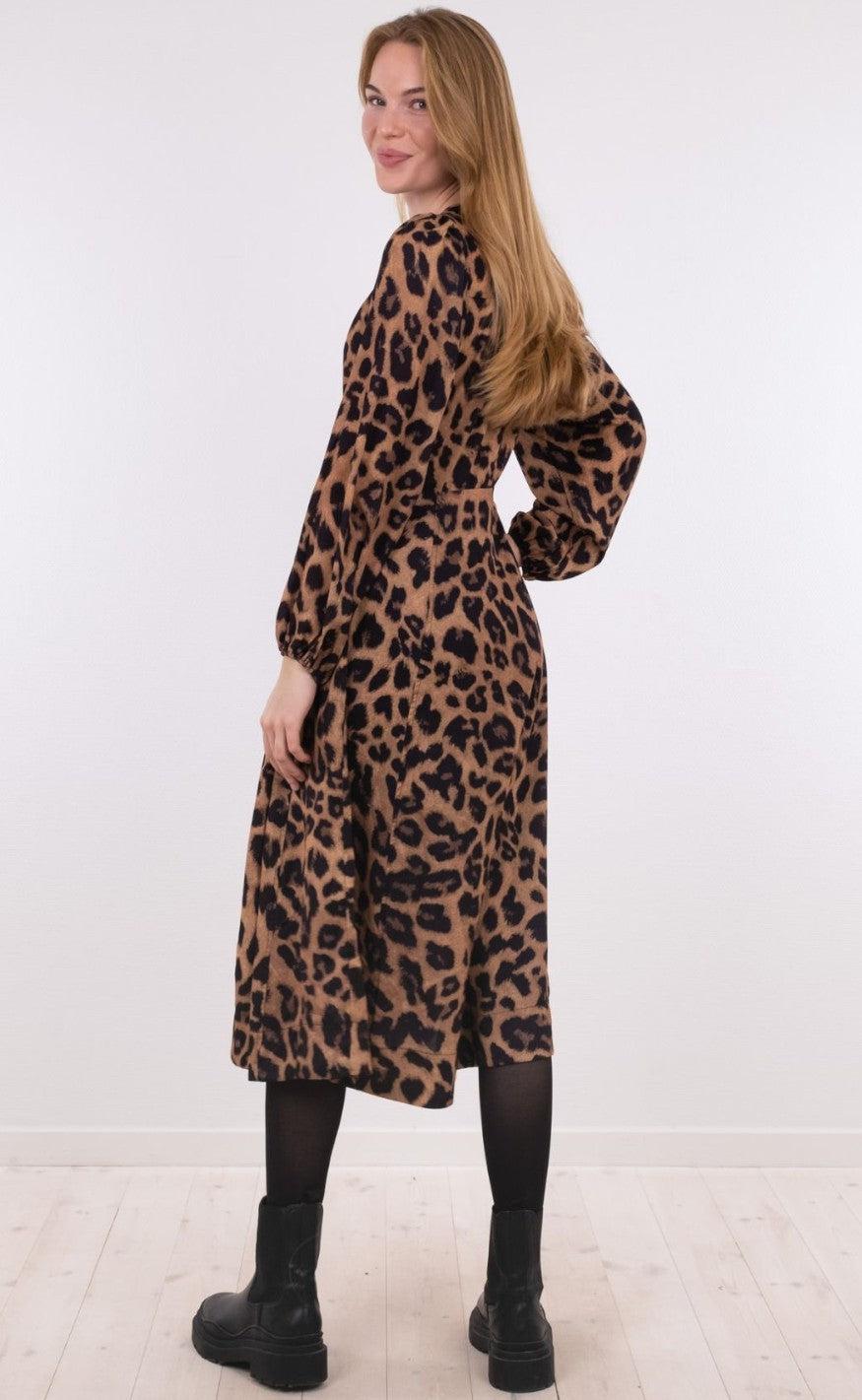 Neo Noir Kjole - Hannah Leo - Leopard