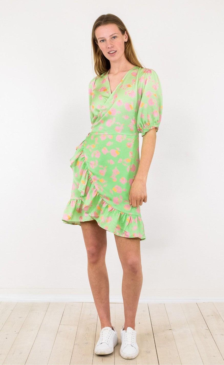 Neo Noir Kjole - Marsa Love Rose - Light Green