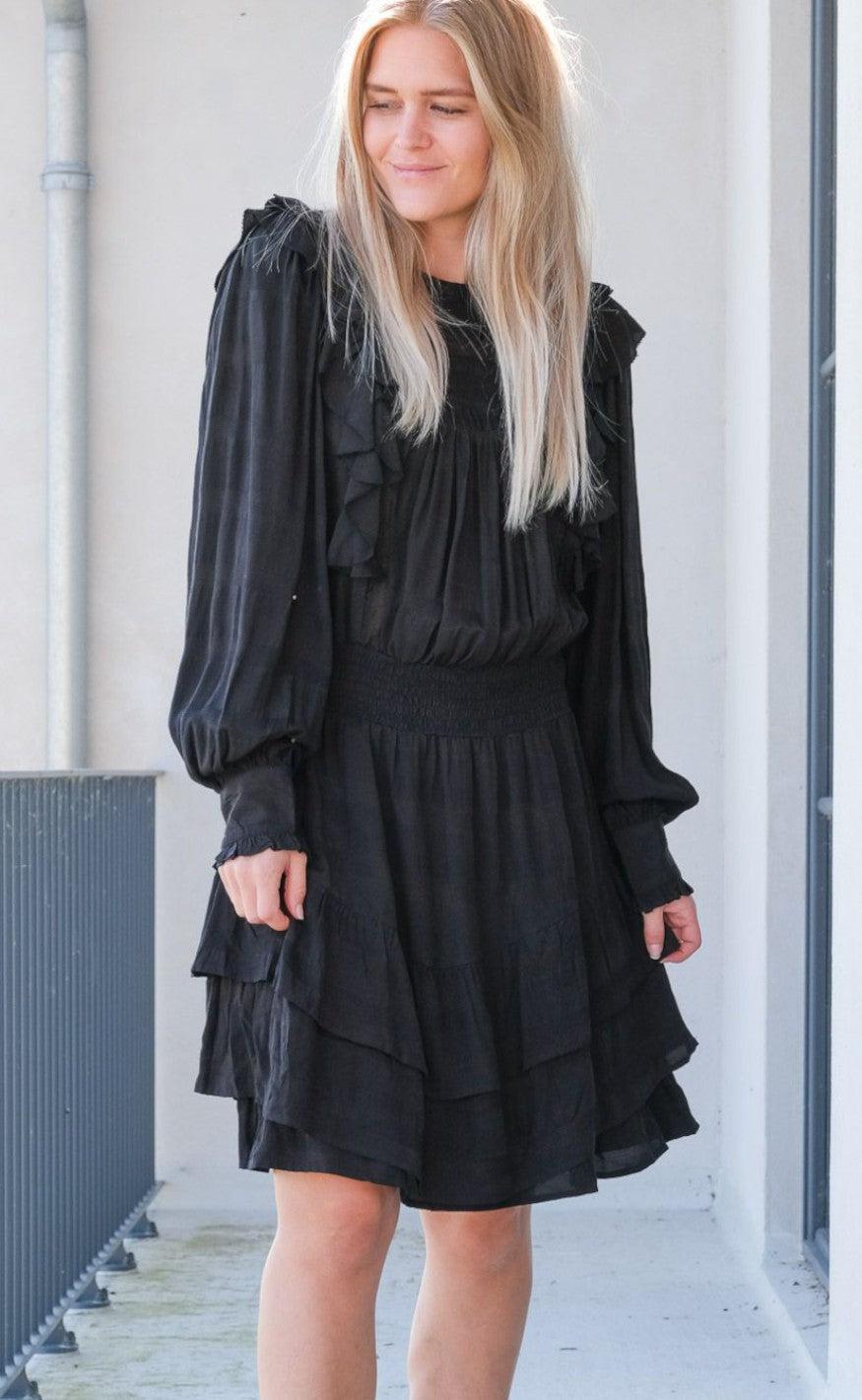 Neo Noir Kjole - Mimba Crepe - Black