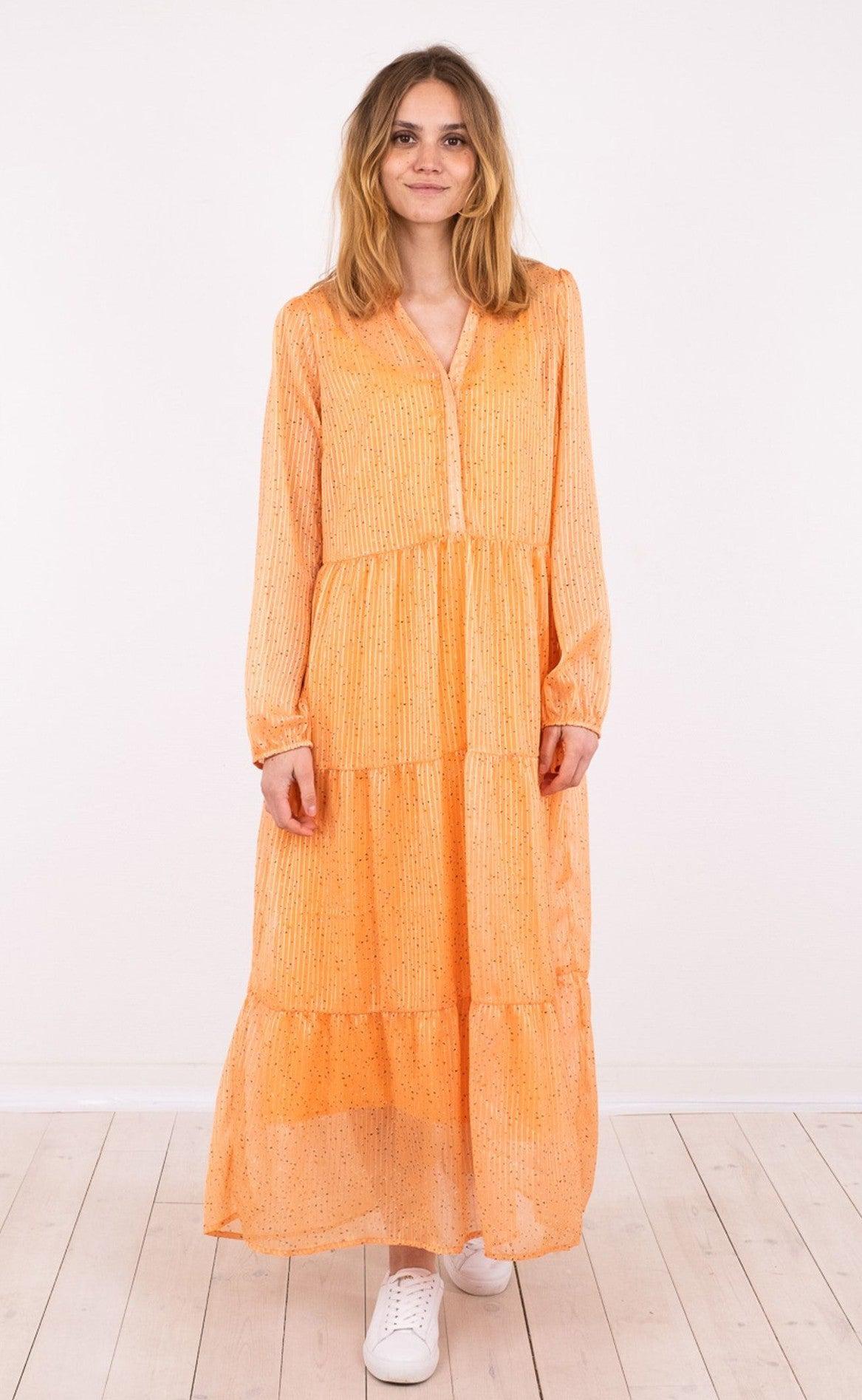 Neo Noir Kjole - Nobis - Tangerine