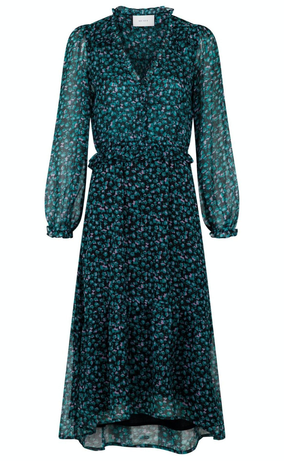 Neo Noir Kjole - Saia - Green