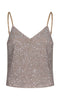 Neo Noir Top - Elinas Glitter - Sand