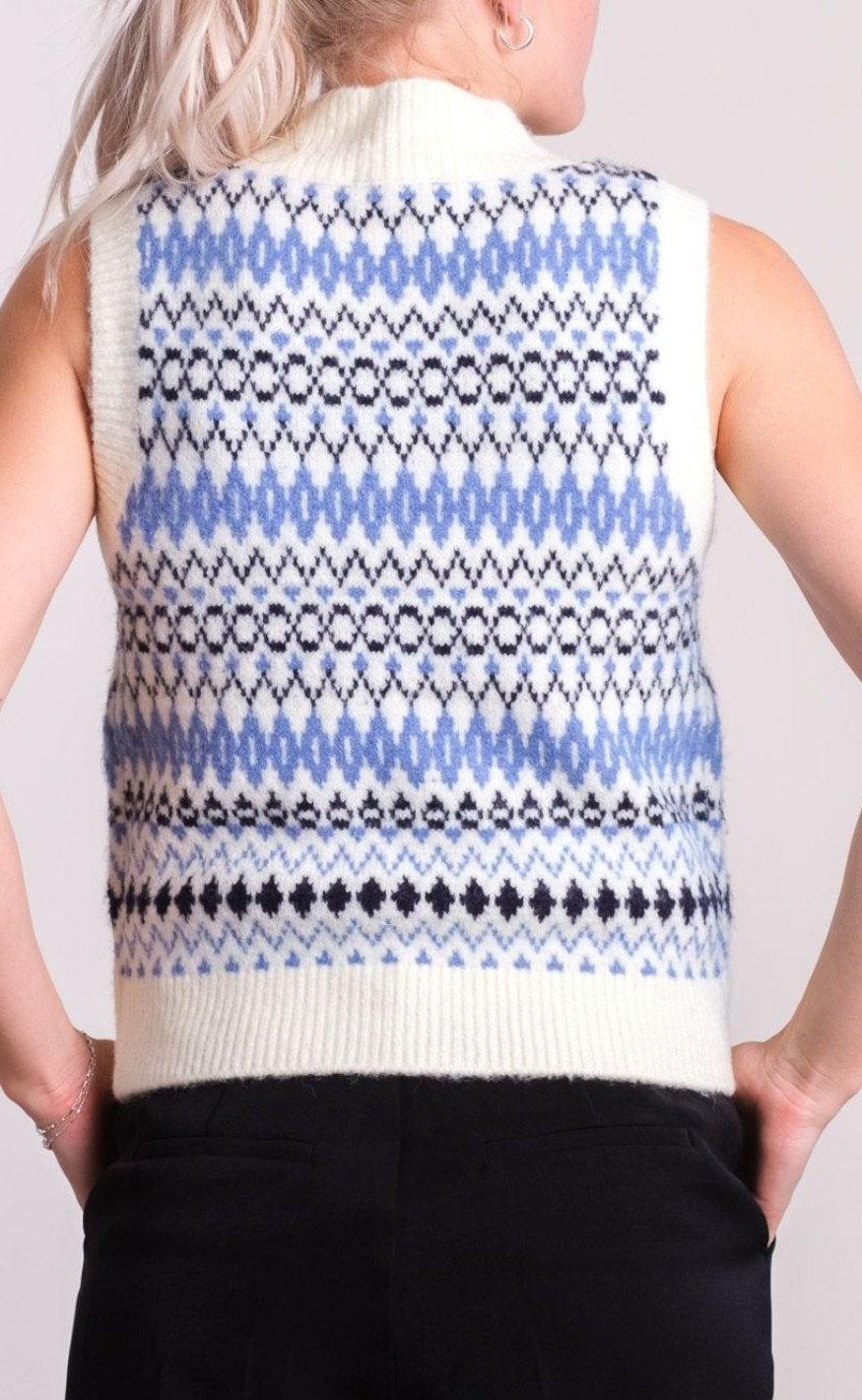 Neo Noir Vest - Soella Stitch - Navy