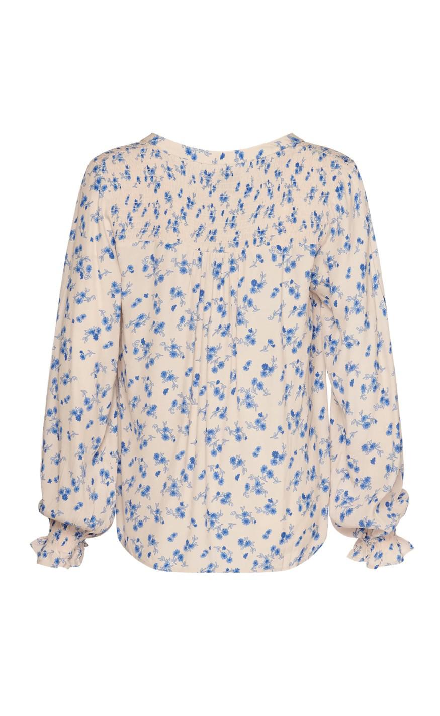 Noella Bluse - Jax - Blue Corn Flower