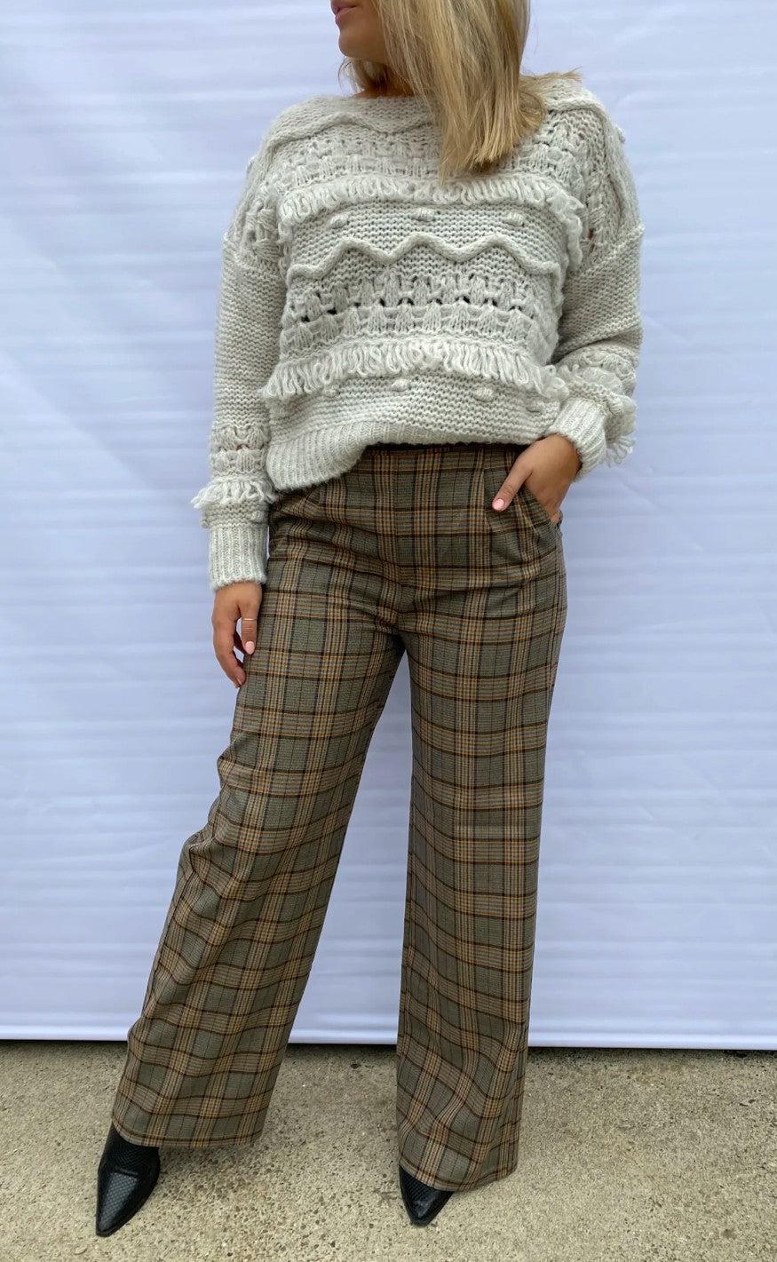 Noella Bukser - Brooklyn - Brown Checks