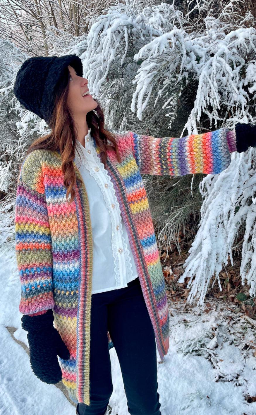 Noella Cardigan Gio Multi Mix Hurtig levering Fashionbystrand