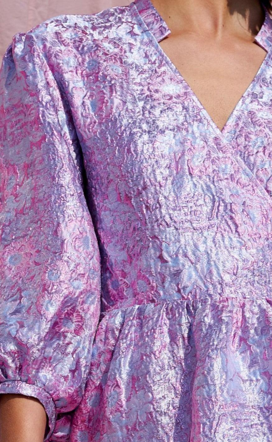 Noella Kjole - Aya Jacquard - Lilac Jacquard