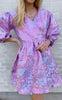 Noella Kjole - Aya Jacquard - Lilac Jacquard