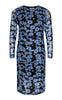 Noella Kjole - Eya Mesh - Black/Blue Flower