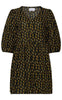 Noella Kjole - Farris - Black/Yellow Flower