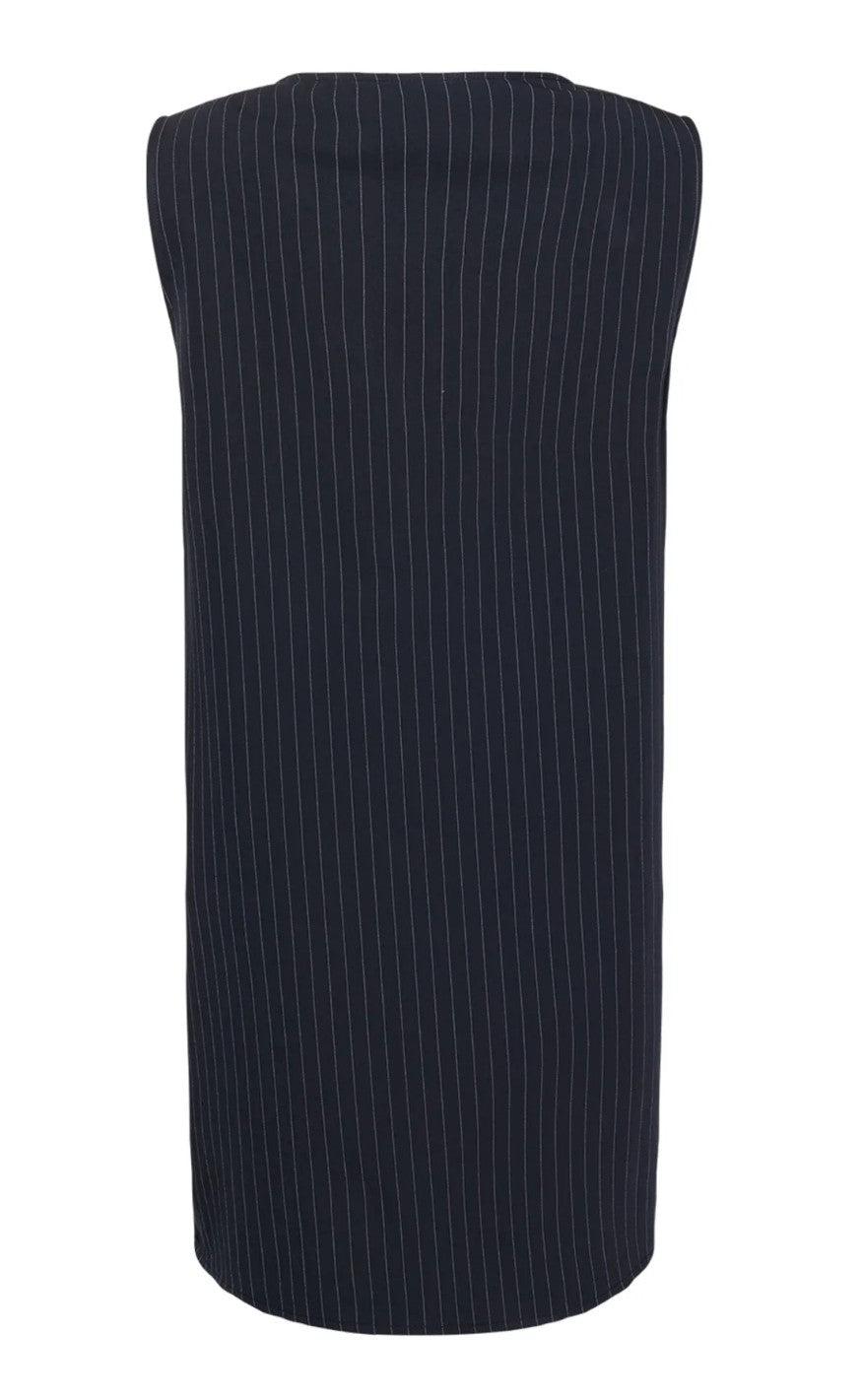 Noella Kjole - Inge Marie - Navy Pinestripe