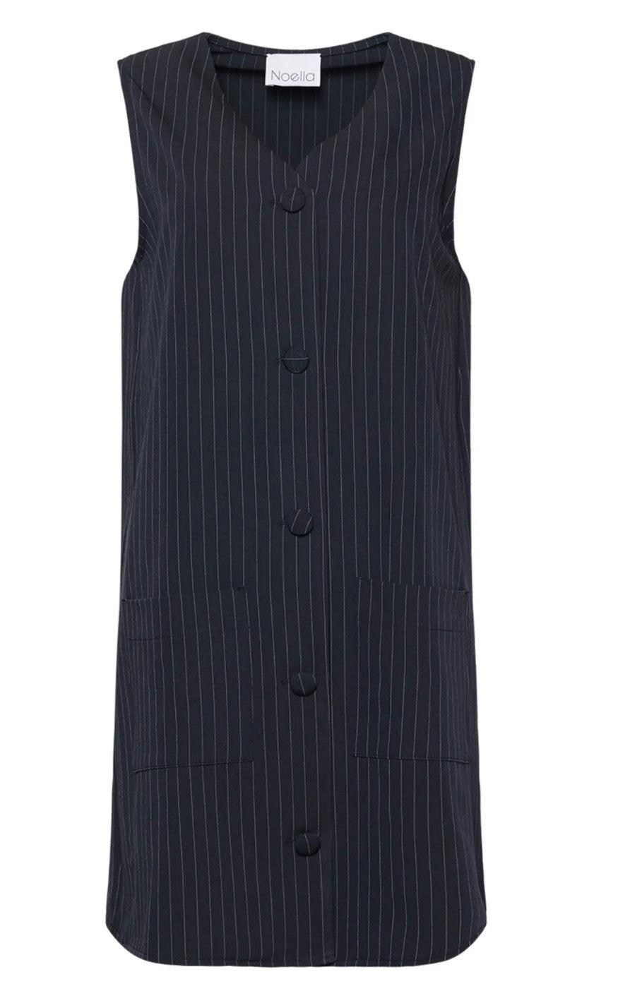 Noella Kjole - Inge Marie - Navy Pinestripe