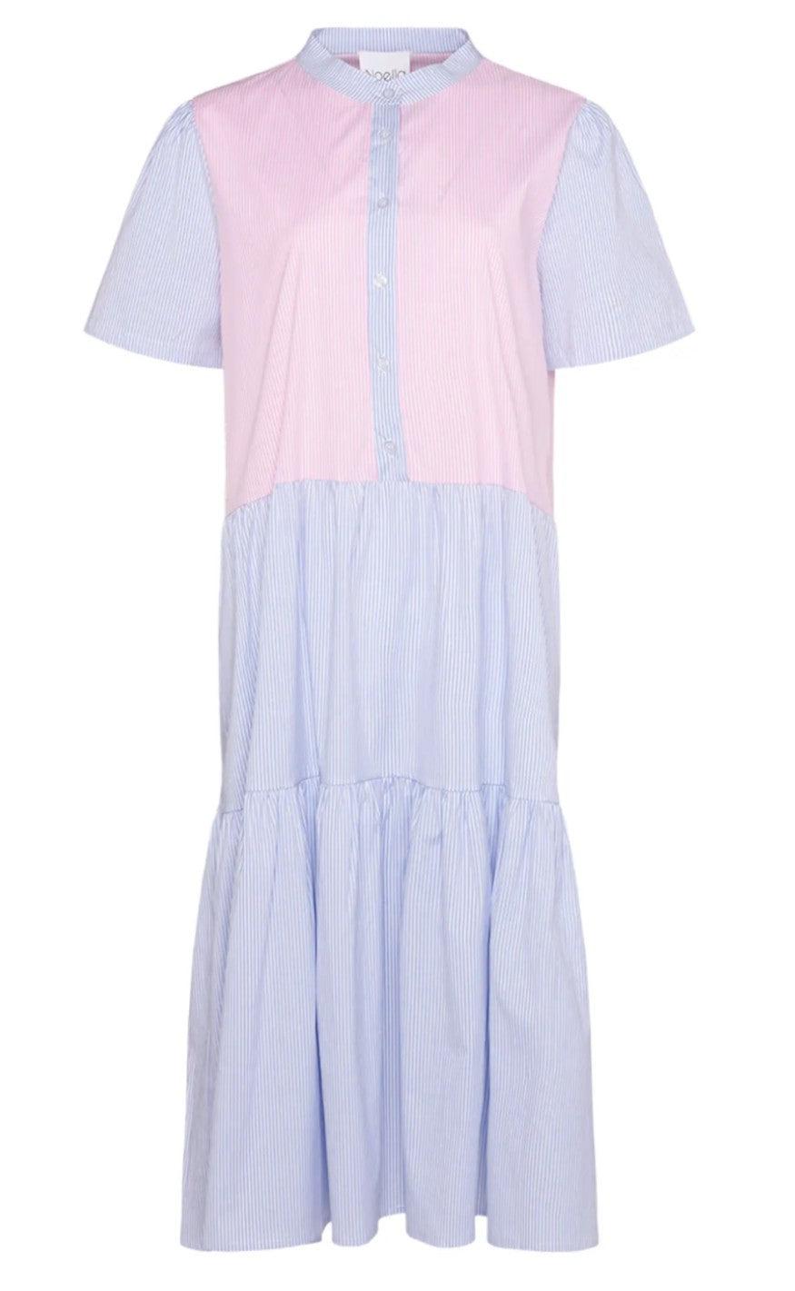 Noella Kjole - Lipe - Blue/Rose Stripe