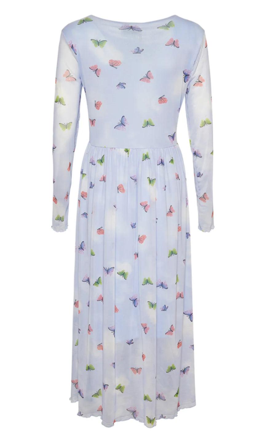 Noella Kjole - Lola - Butterfly Print