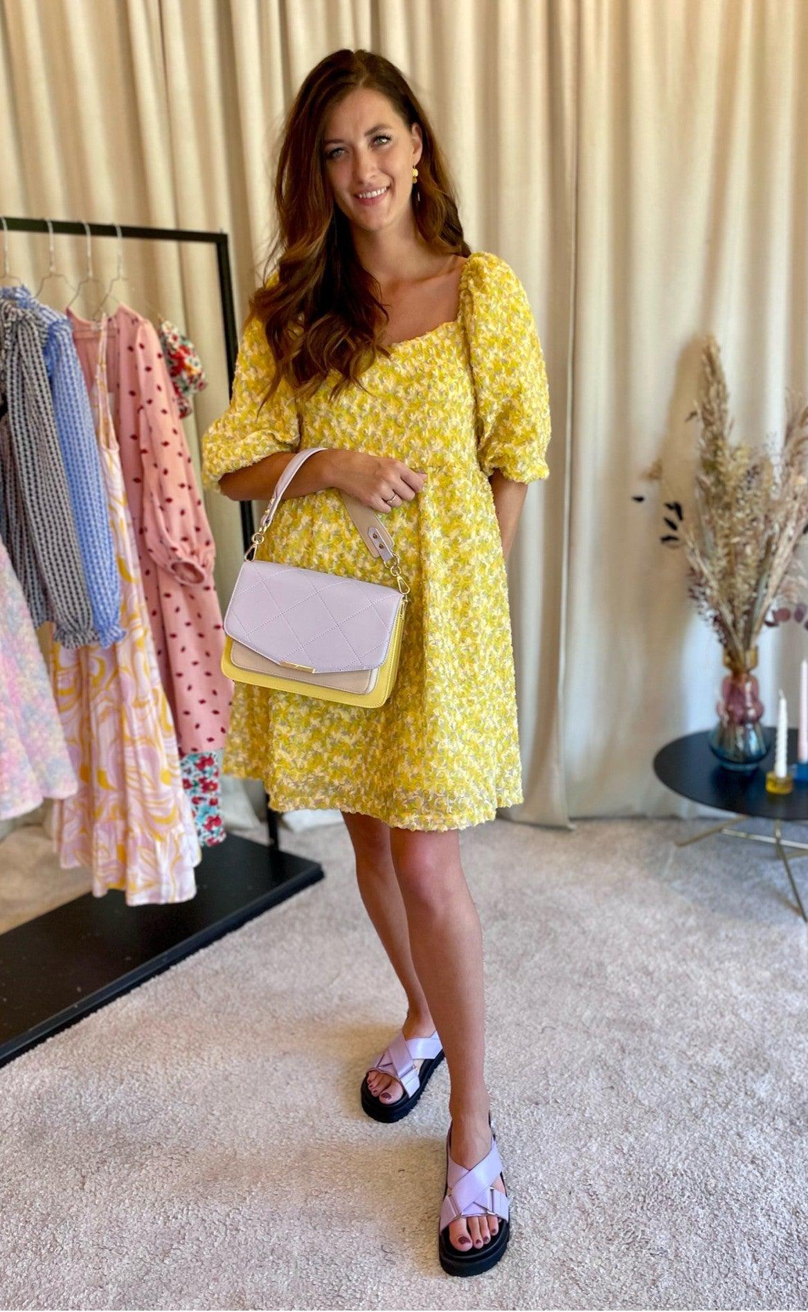 Noella Kjole - Sofie Puff - Yellow Mix