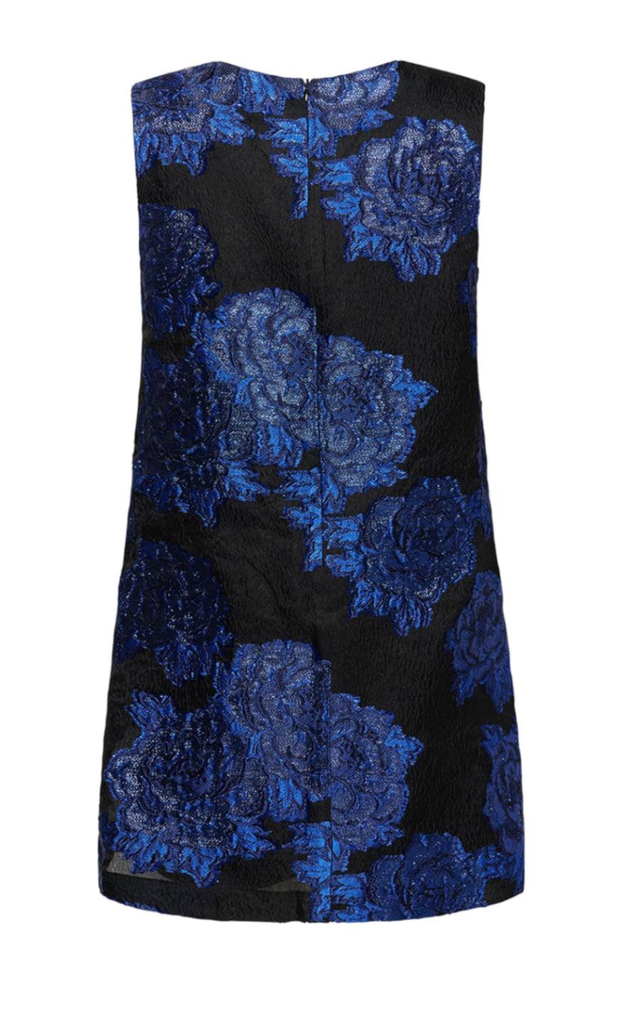 Noella Kjole - Taylor V-Neck - Blue Mix