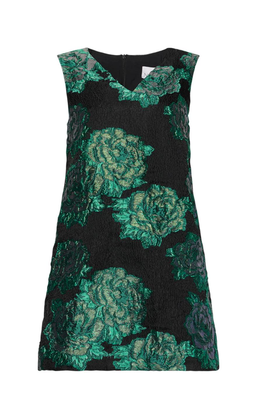 Noella Kjole - Taylor V-Neck - Green Mix
