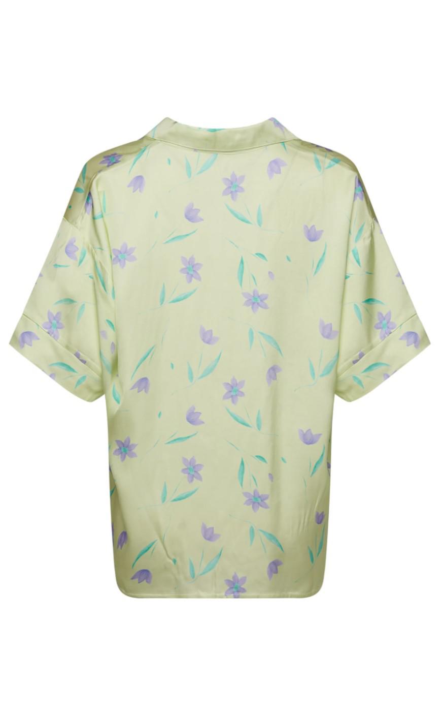 Noella Shirt - Micha - Offwhite w. Flowers